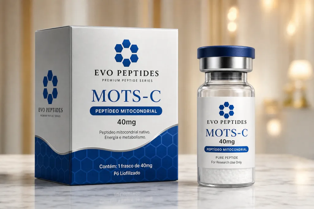 Embalagem de MOTS-c 40 mg