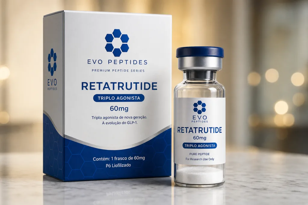 Embalagem de Retatrutida 60 mg