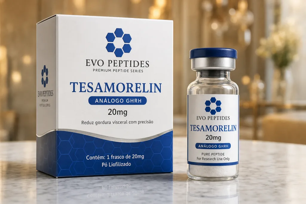 Embalagem de Tesamorelina 20 mg